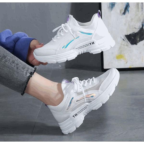 Giày sneaker thể thao nữ đế độn thời trang hàn quốc YHSneaker00001