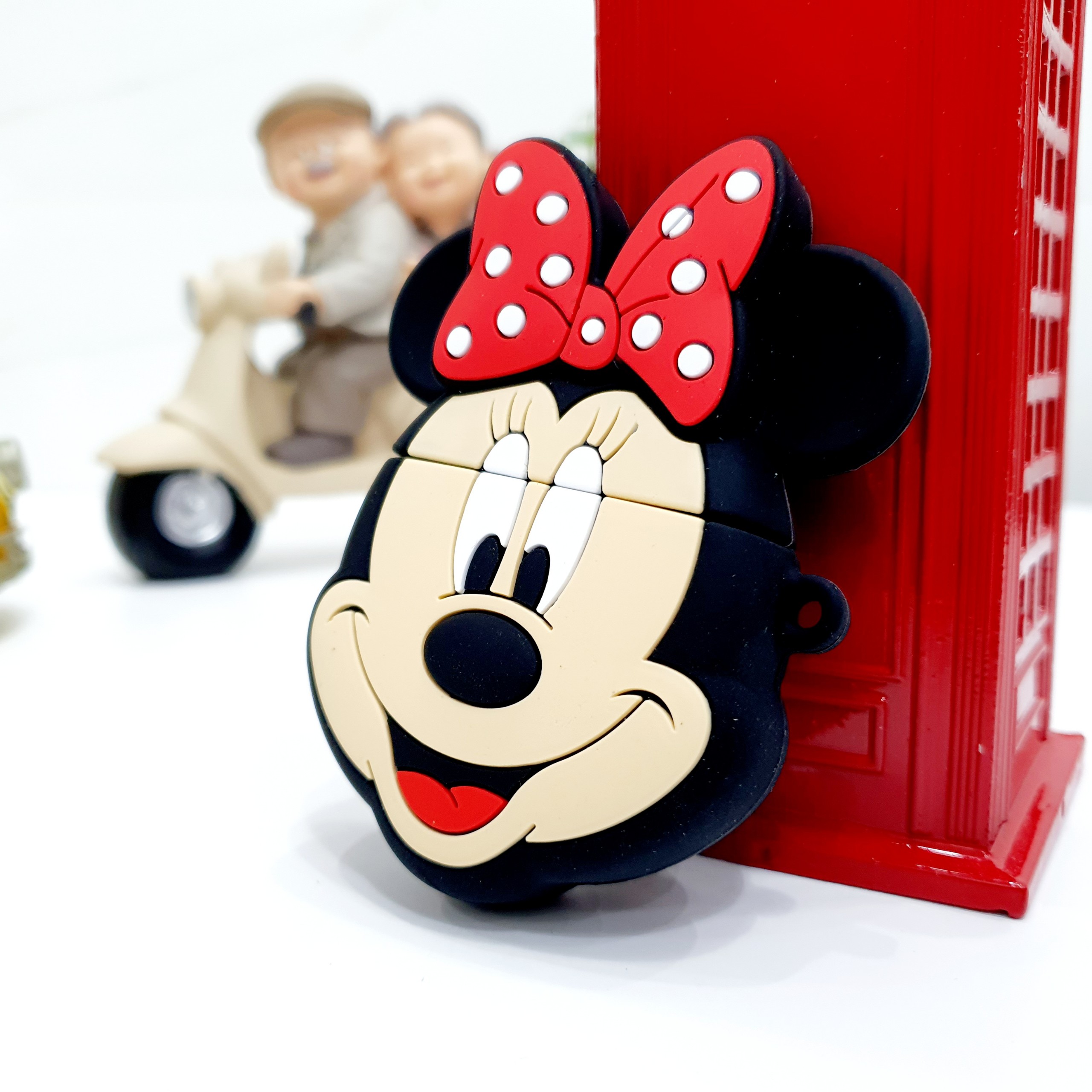 Case Ốp Silicon Bảo Vệ Cho Apple AirPods / AirPods 2 - Chuột Minnie