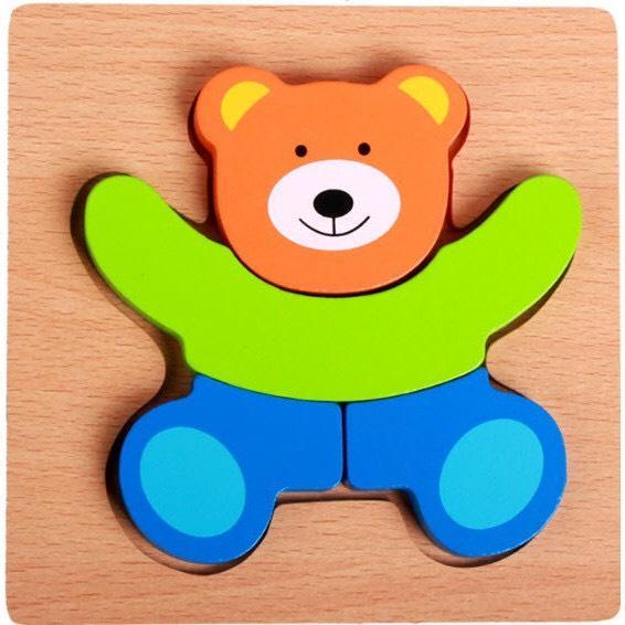 Đồ chơi ghép hình gỗ nổi 3D bằng gỗ thông minh nhiều chủ đề giúp bé phát triển trí tuệ