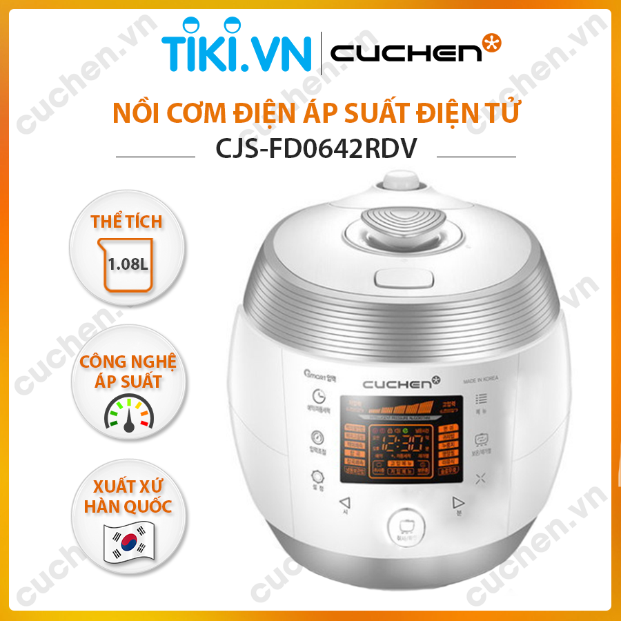 Nồi cơm áp suất điện tử Cuchen CJS-FD0642RDV (Nhập khẩu chính hãng)