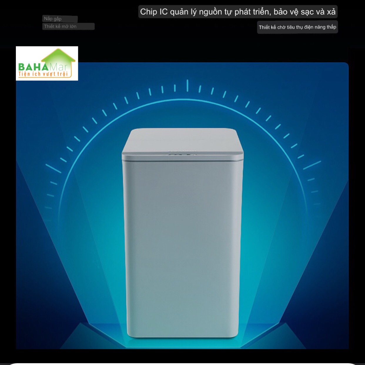 HỘP ĐỰNG ĐA NĂNG TỰ ĐỘNG MỞ BẰNG CẢM ỨNG 9L "BAHAMAR" tiện dụng, thích hợp sử dụng để nhiều thứ cho gọn gàng ngăn nắp