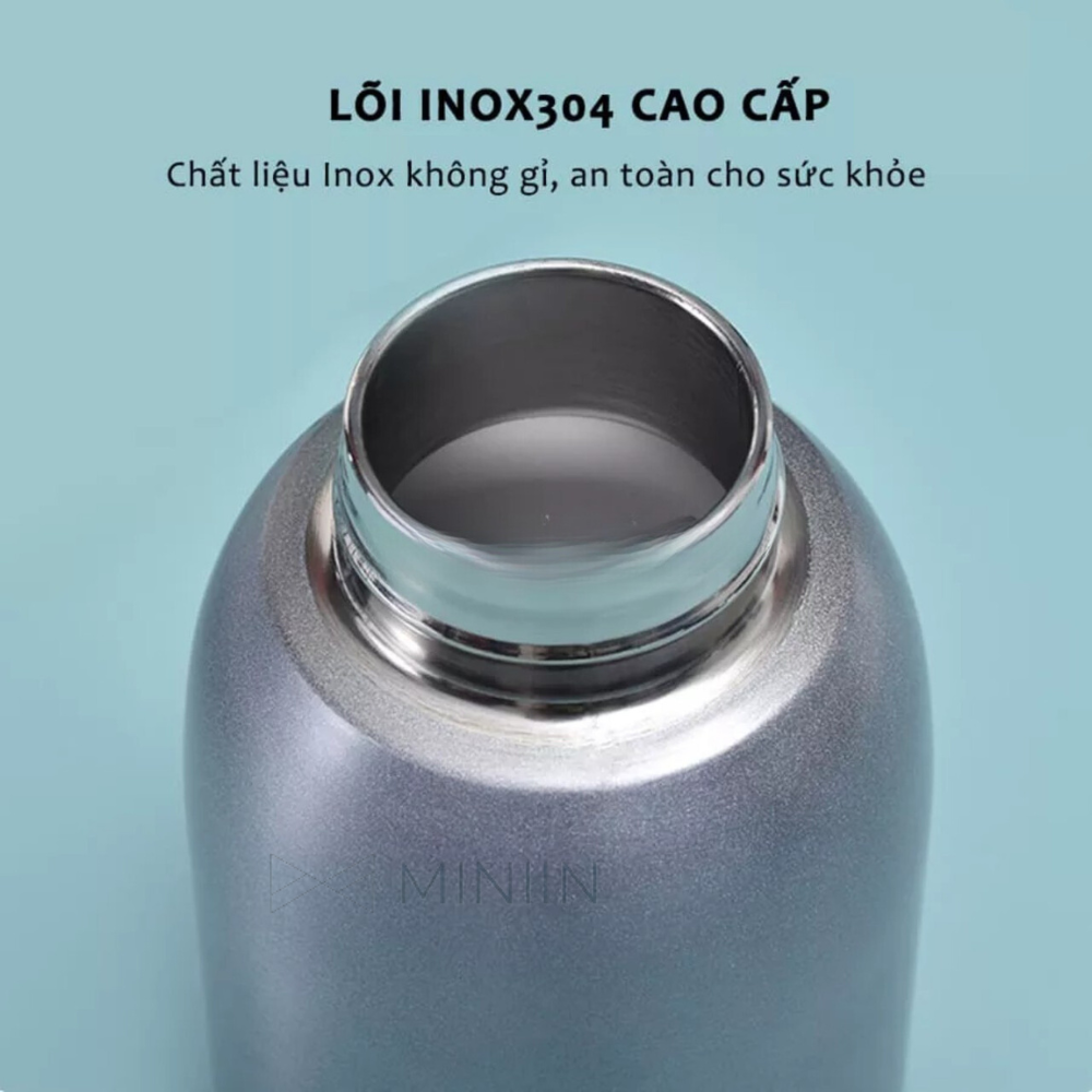 Bình Nước Giữ Nhiệt Mini Lõi Inox 304 300ml, Ly Giữ Nhiệt 5 Lớp Cách Nhiệt Cao Cấp Giữ Nhiệt Lên Đến 12 Giờ - HÀNG CHÍNH HÃNG MINIIN