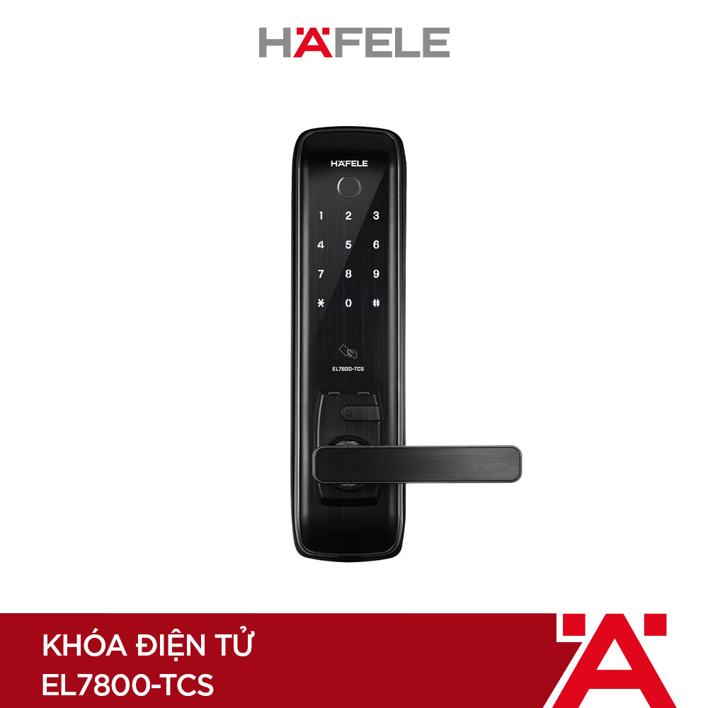 Khóa điện tử Hafele EL7800-TCS - 912.05.763 Xuất xứ Hàn Quốc (Hàng chính hãng)