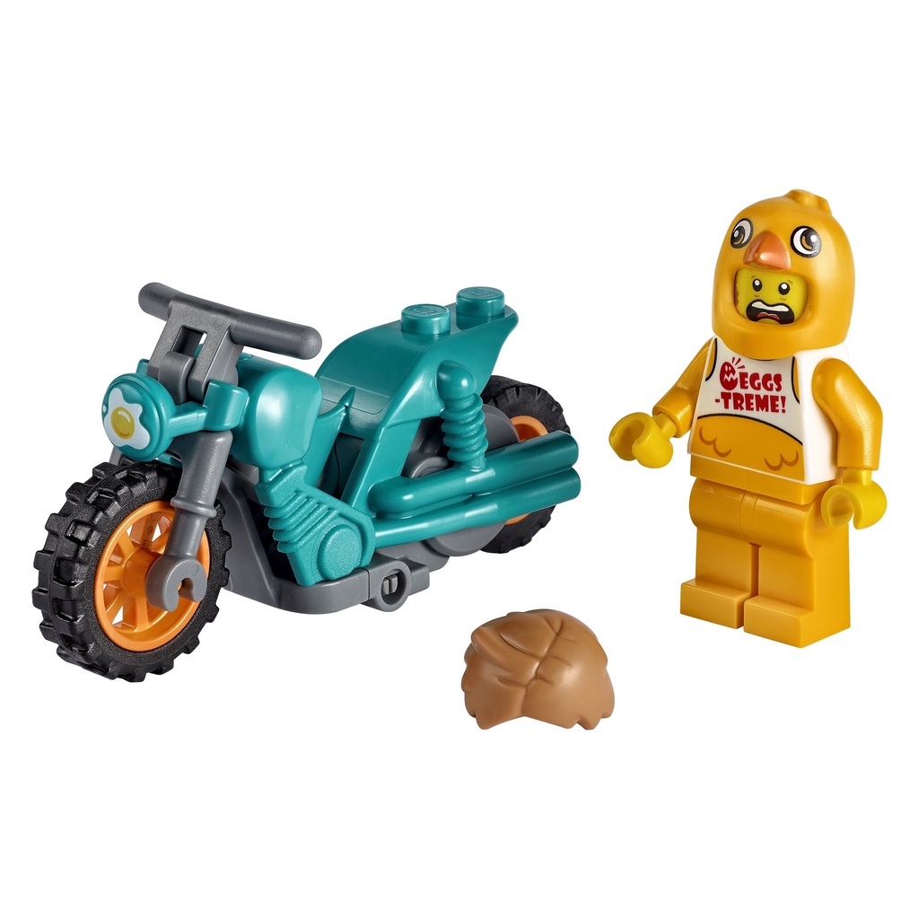 LEGO City 60310 Xe đua mô tô của Chicken Guy (10 chi tiết)