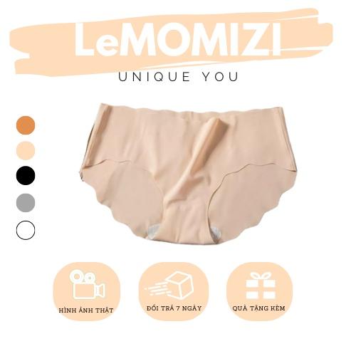 Quần Lót Nữ Đúc Su, gợn sóng LeMOMIZI cao cấp thun lạnh không đường may kháng khuẩn size M đến XXL