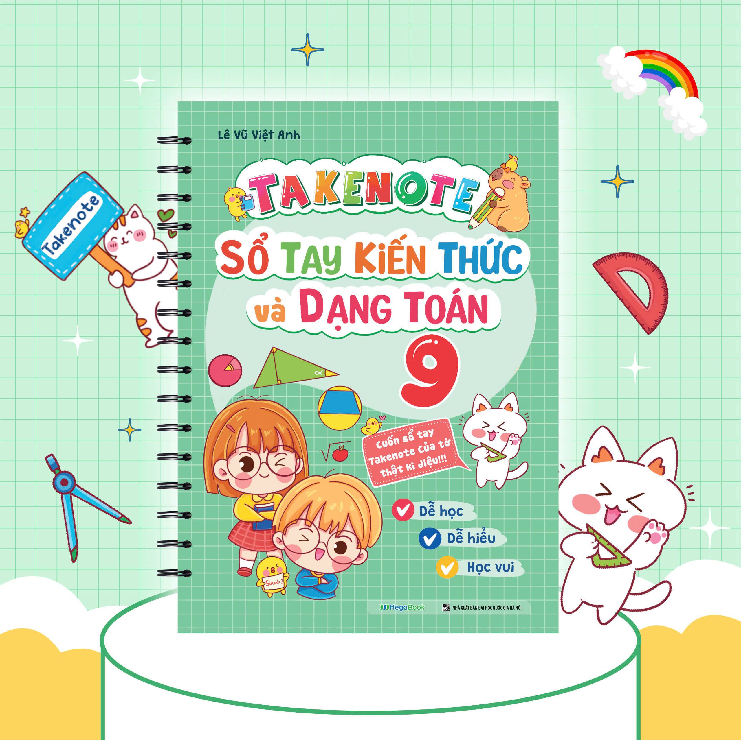 Takenote Sổ tay kiến thức và dạng toán Lớp 9