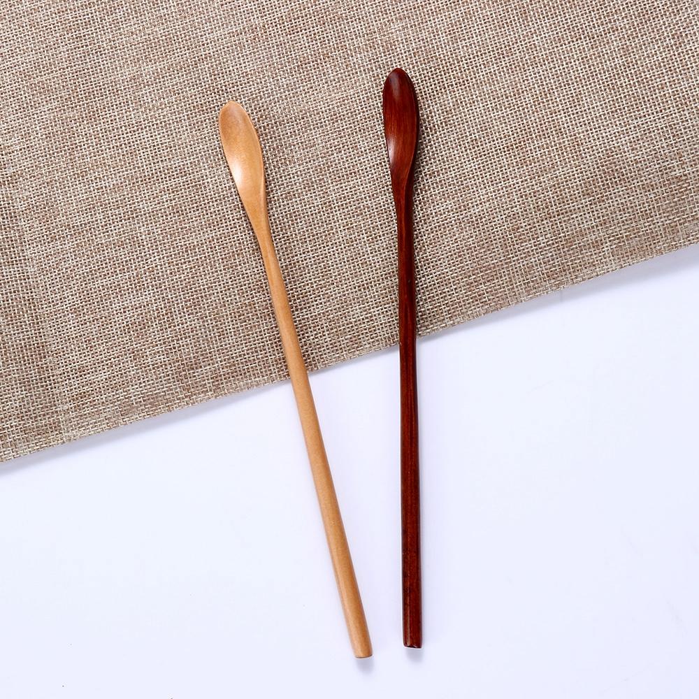 Muỗng Gỗ Cán Dài Đa Dụng Cho Nhà Bếp