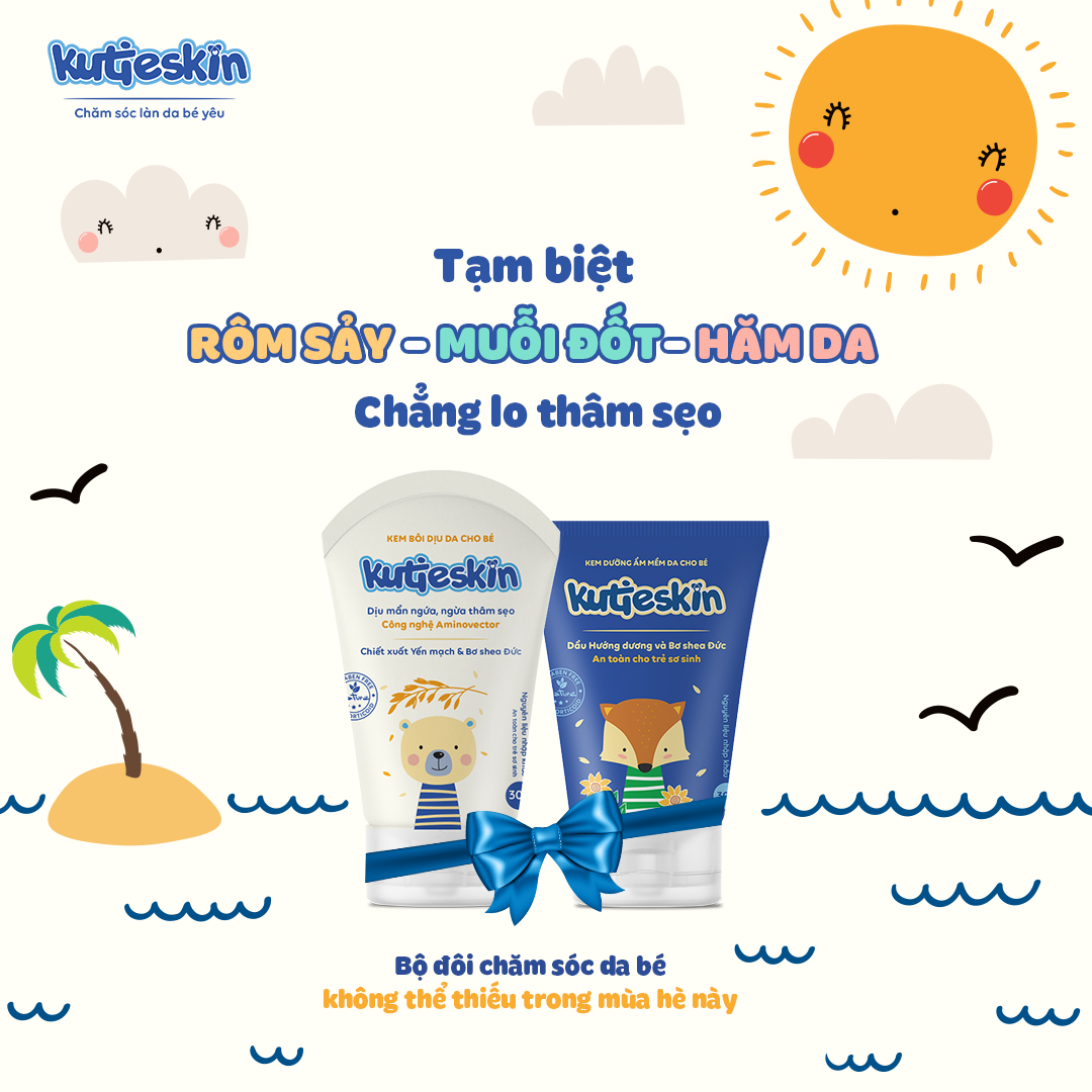 Kutieskin 30gr Kem mẩn ngứa – hăm Kutieskin