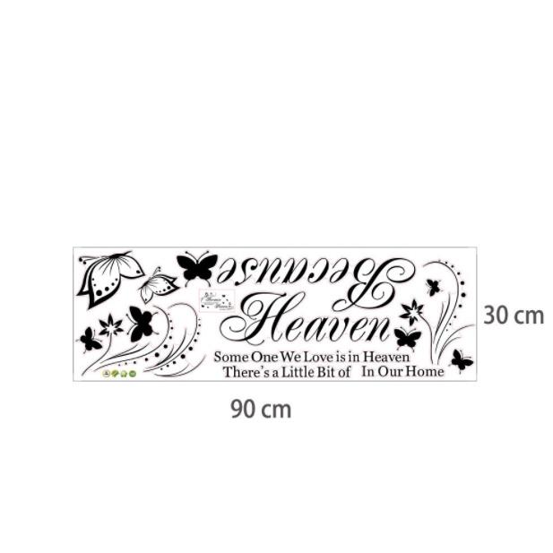 Decal trang trí tường - Decal chữ tiếng anh hay