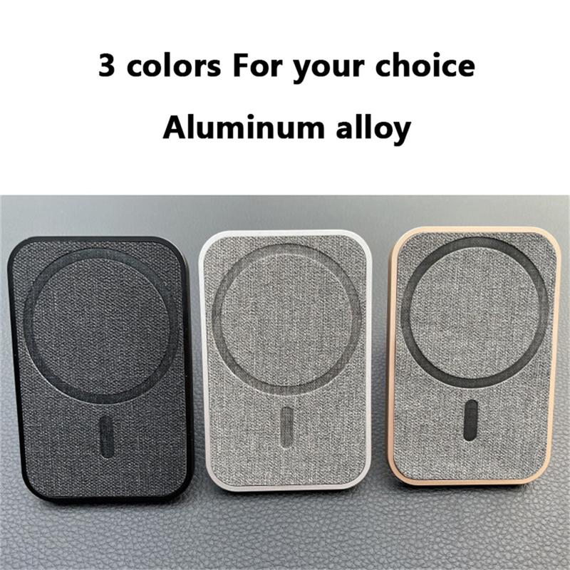 Giá đỡ xe hơi từ tính 15W Bộ sạc không dây nhanh Máy tính giữ điện thoại di động cho iPhone 13 12 Pro Max Wireless sạc