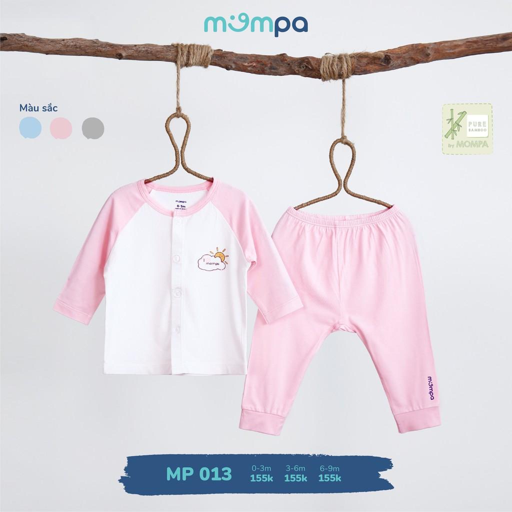 Bộ Sơ Sinh Cài Giữa Cho Bé 0-9M Mompa MP013