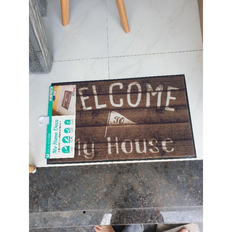 THẢM WELCOME DOORMAT ĐẾ CAO SU CHỐNG TRƯỢT CONDOR JAPAN