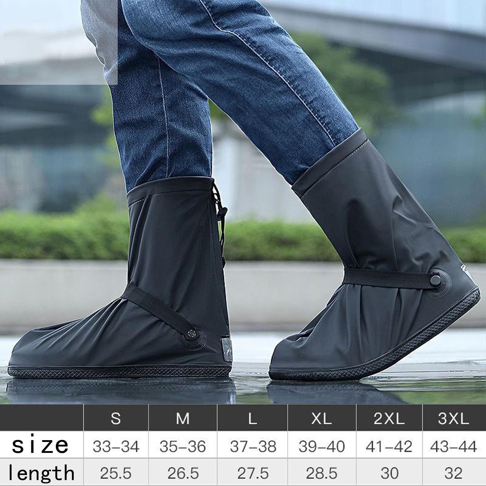 Waterproof Boots Covers ,Rain Shoe Cover, Galoshes ,Foldable ,Slip Resistance ,Shoe Protectors Overshoes Reusable Rain Boots for Fishing Mud Snow