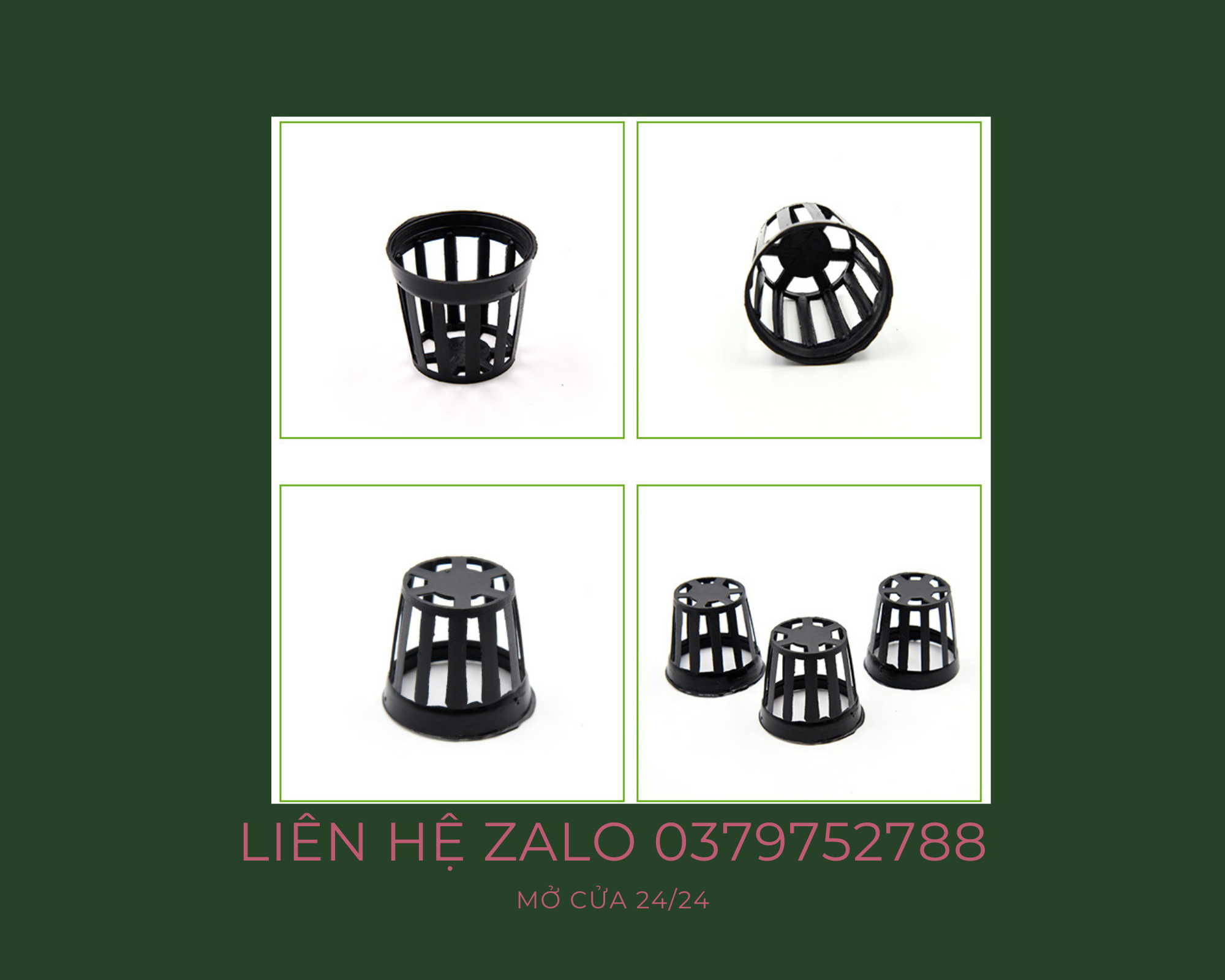 COMBO 100 GIỎ NHỰA TRỒNG CÂY THUỶ SINH,ƯƠM GIỐNG NHỎ GỌN ,TIỆN DỤNG, KHÔNG CHIẾM DIỆN TÍCH ,KÍCH THƯỚC ĐƯỜNG KÍNH TRÊN 3,5CM x ĐƯỜNG KÍNH ĐÁY 2,5CM x CAO 3CM