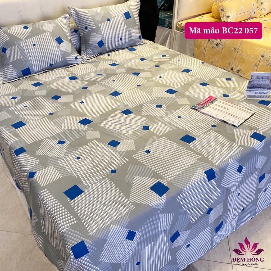 Bộ Chăn Ga Gối Cao Cấp Sông Hồng Basic 100% Cotton Mẫu 2022 - 2023