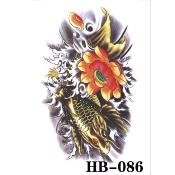2 miếng hình xăm dán may mắn mẫu HB-086