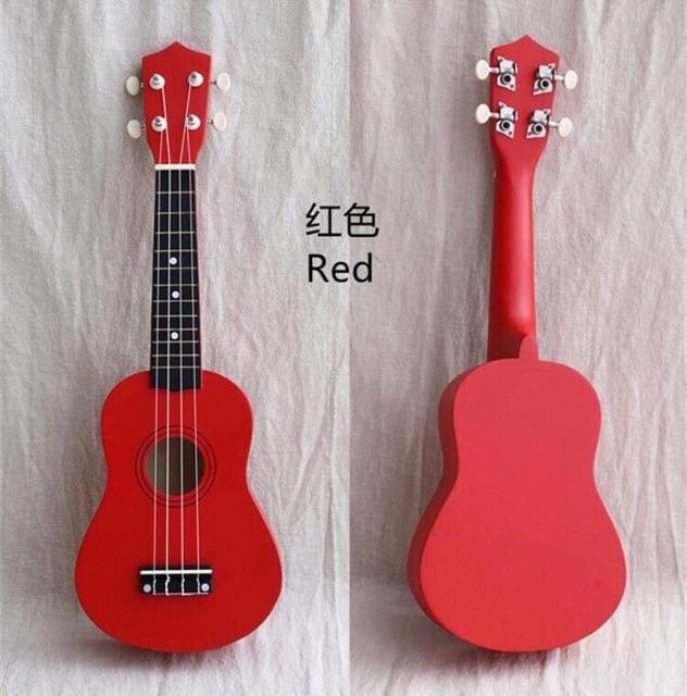 ĐÀN UKULELE SOPRANO 21INCH GỖ ( ĐỦ MÀU )