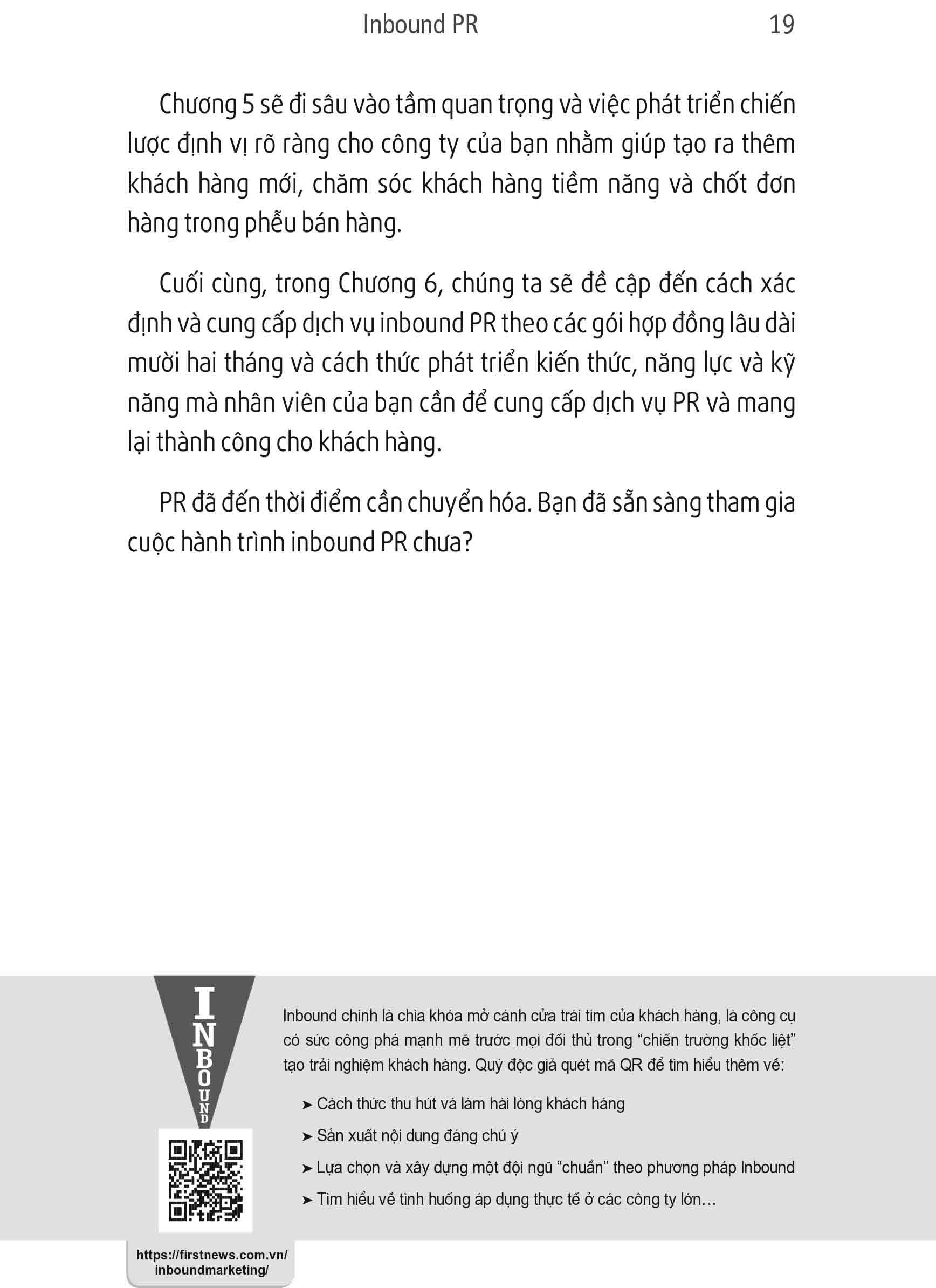 Sách Inbound PR - Dịch Chuyển Hoạt Động Theo Mô Hình Inbound