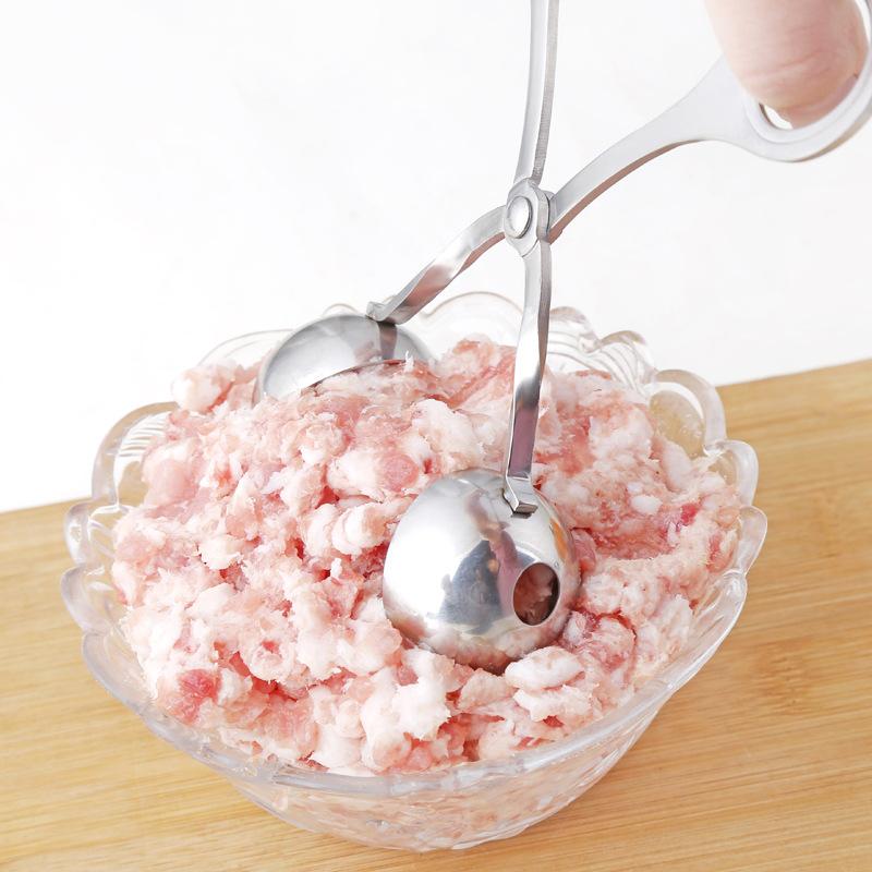 Dụng Cụ Làm Thịt Viên Bằng Thép Không Gỉ Tiện Lợi