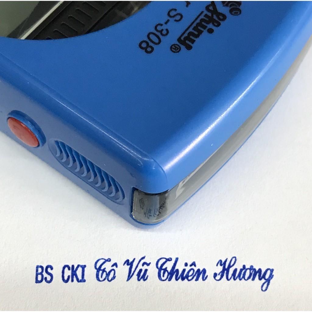 Khắc dấu tên dài 20 đến 25 ký tự Shiny S-308 ( khắc theo yêu cầu