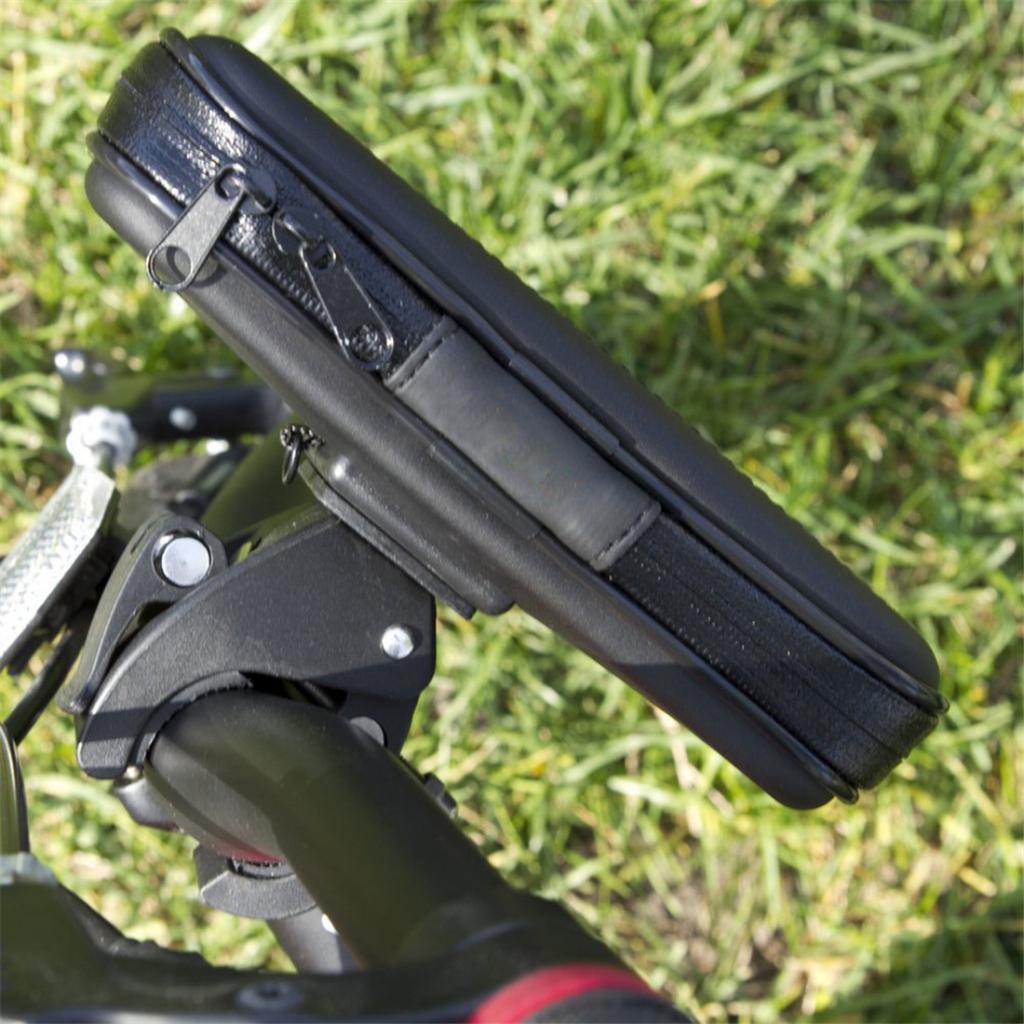 Motorcycle Bike Handlebar Mount 5.5'' Phone Holder Bag Pouch Waterproof