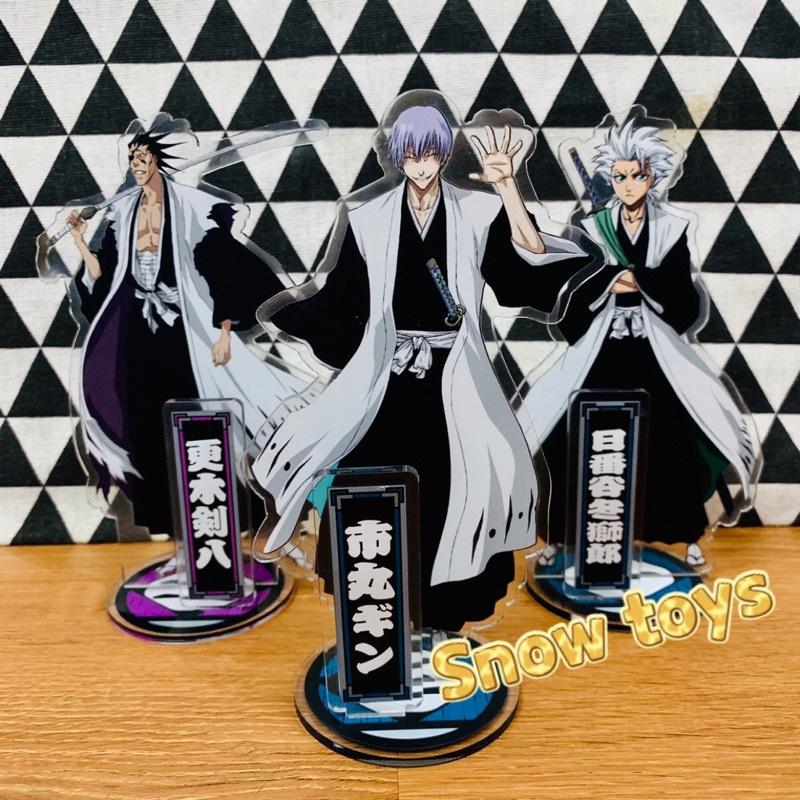 Mô Hình Tượng Standee Acrylic Mica 2 mặt - Bleach - Ichigo Rukia Kisuke Kenpachi Gin Byakuya Izuru Toshiro Aizen Renji