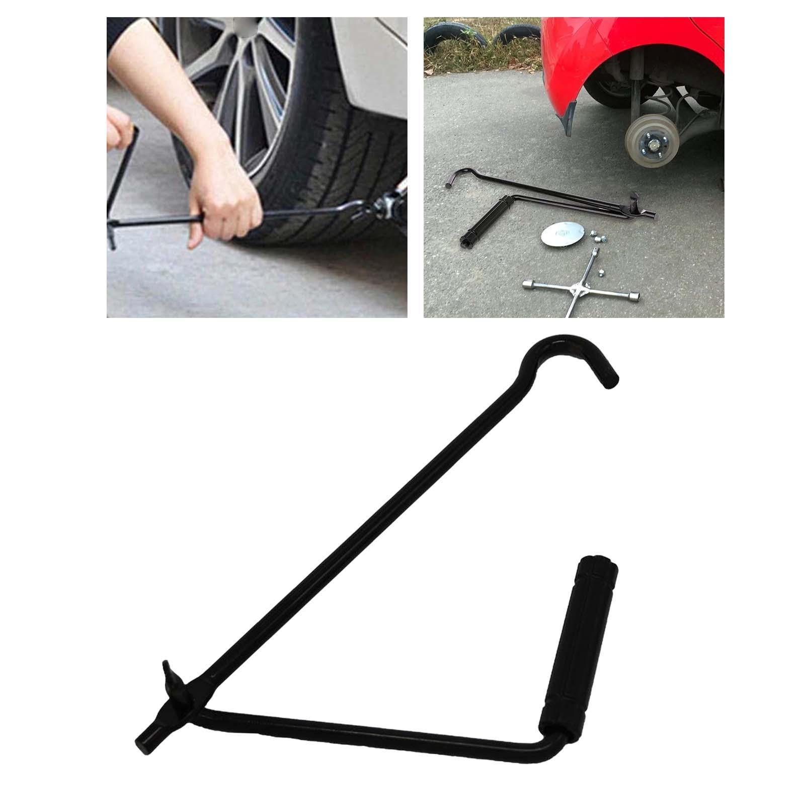 Car Truck Jack Handle Wrench Spanner Universal Tyre Repair Changing Tool