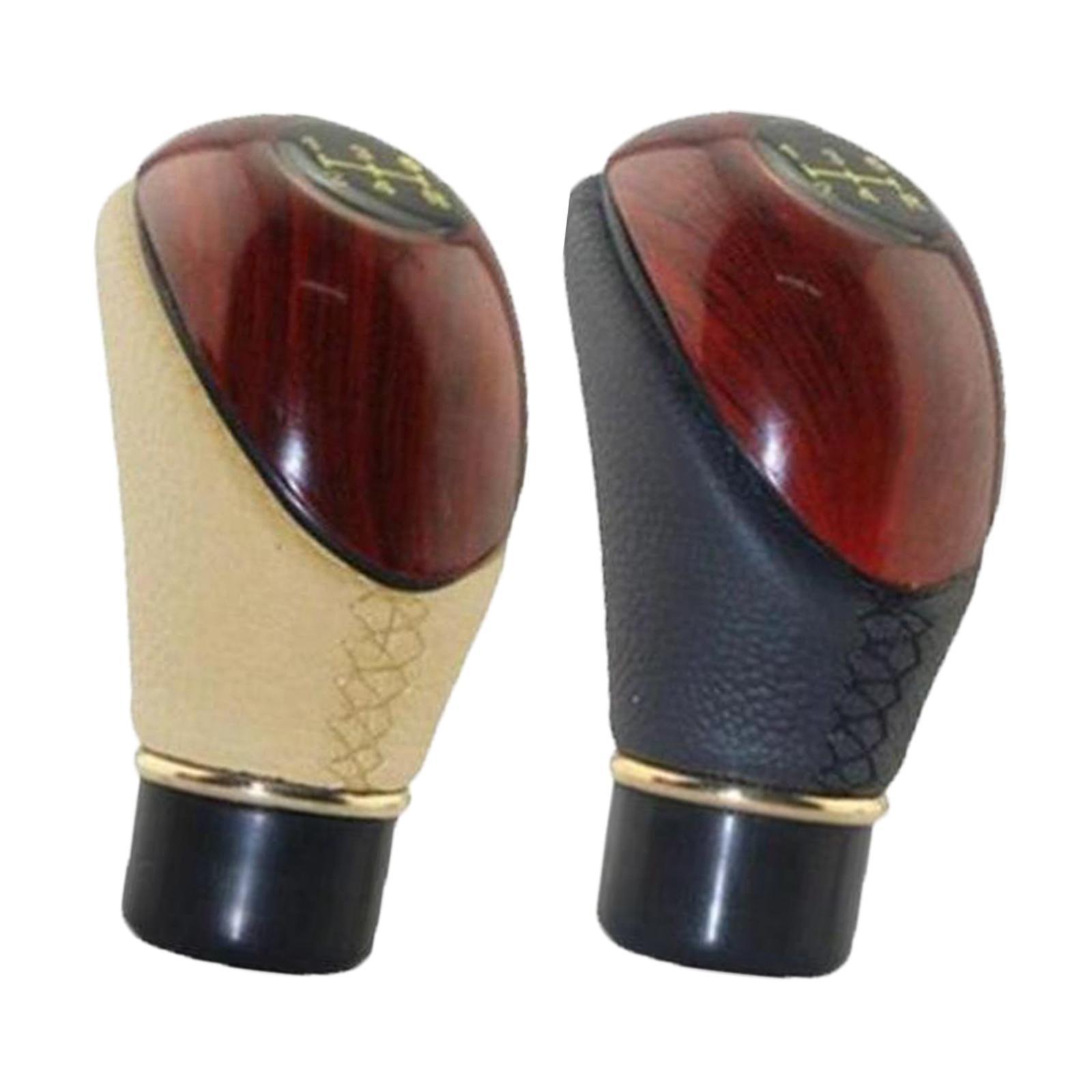 2Pcs Manual Gear Shifter Knob shifting Knob 5 Speed Replace