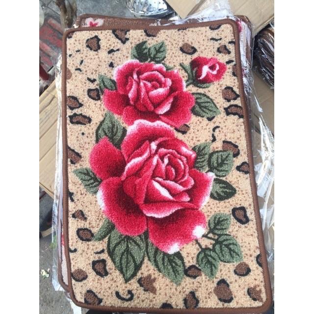 Thảm hoa 3D hàng dầy sang chảnh 40 x60 cm GDTH