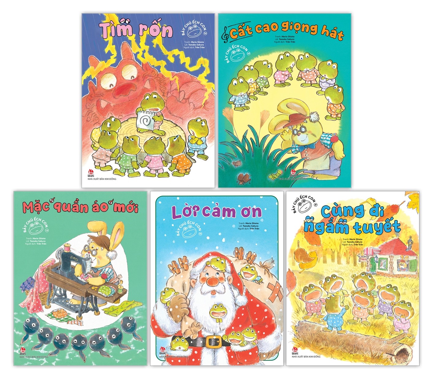 Combo Bảy Chú Ếch Con (5 Cuốn)