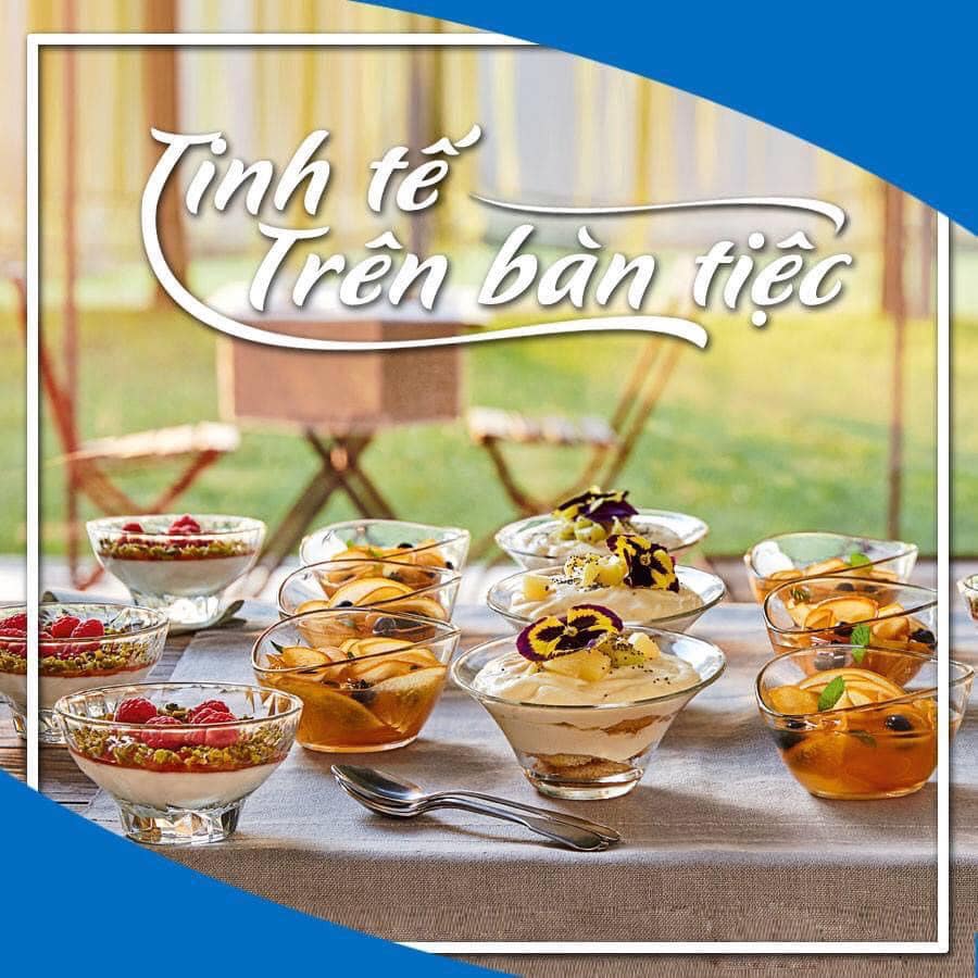 Chén kem thủy tinh trong Aria Beta 250ml - Bormioli Rocco - Italy