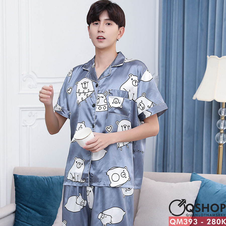 BỘ ĐỒ PIJAMA NAM QM393