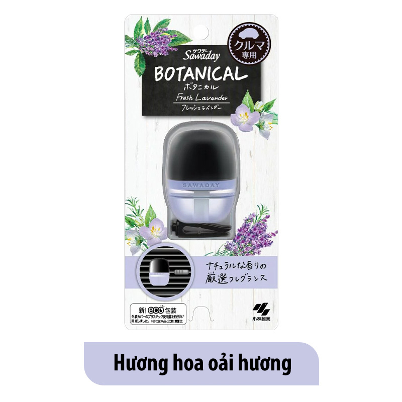 Nước hoa ô tô cao cấp Sawaday Parfum Blanc Nhật Bản 6ml