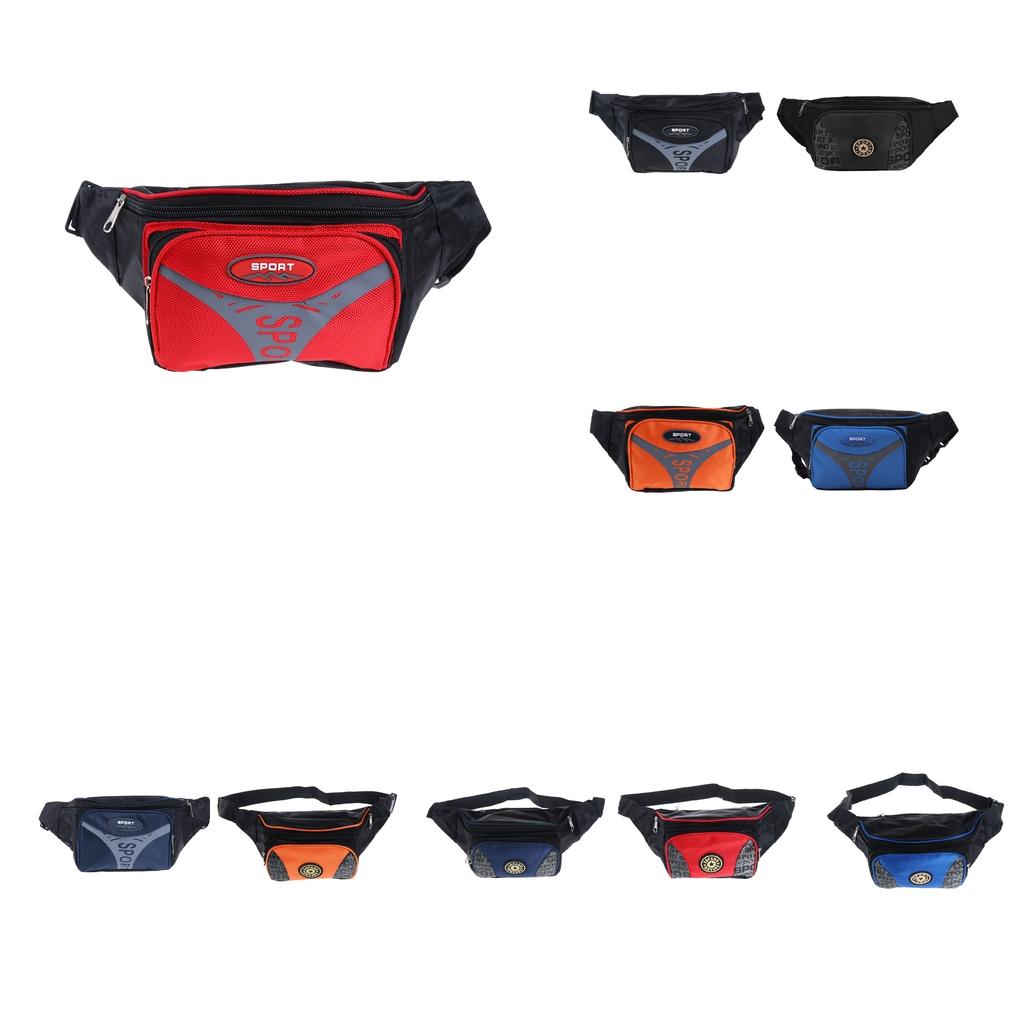 Outdoor Running Hiking Waist Bag Camping Unisex Sports Fitness Fanny Pack Color and Pattern Optional