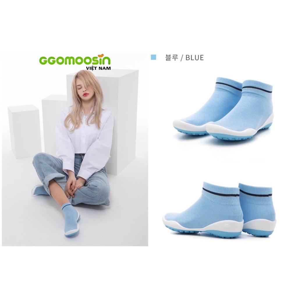 GIÀY TẤT NGƯƠI LƠN - WOMEN CÓ CỔ line blue