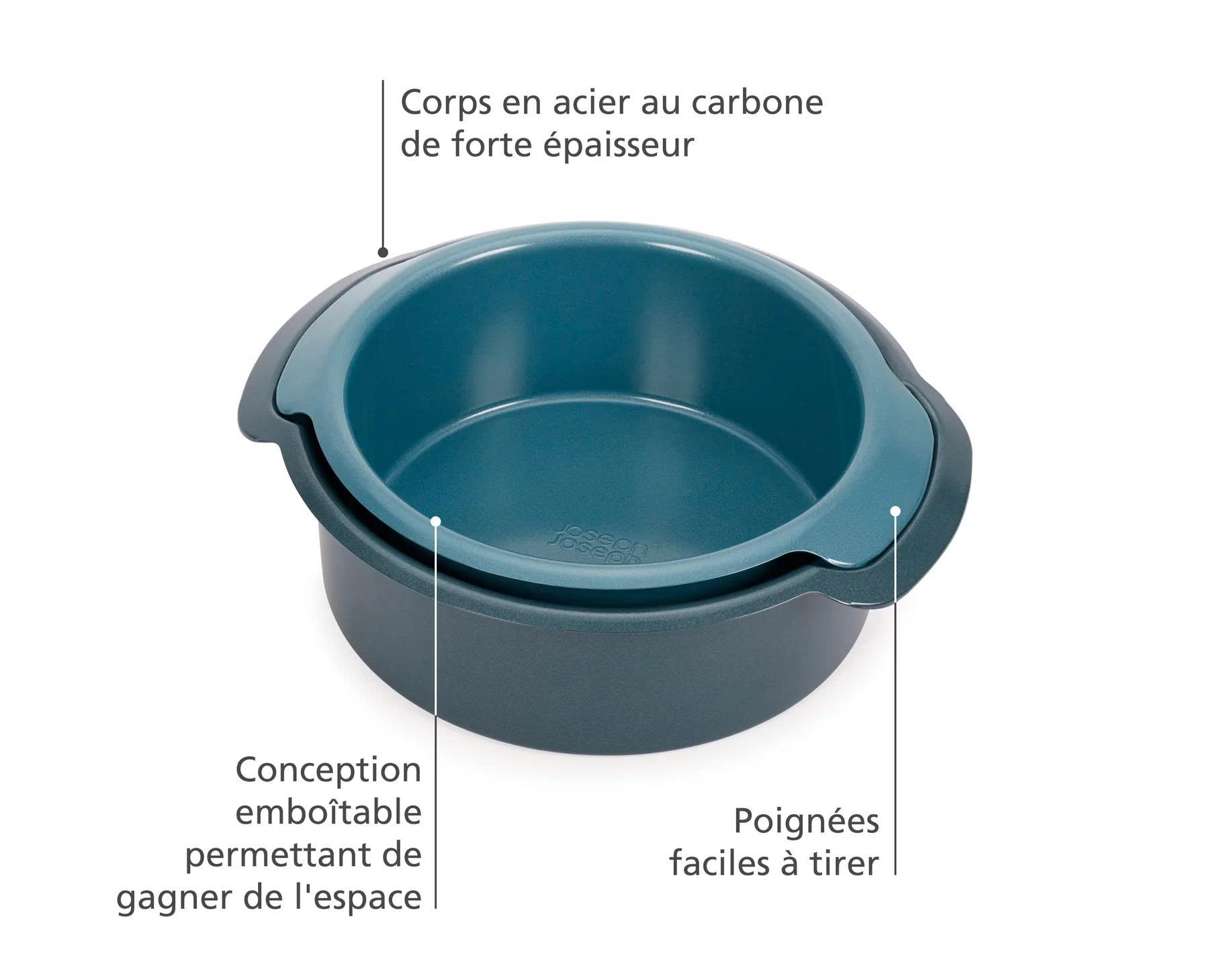 Set 2 khuôn làm bánh Joseph Joseph 45068 hàng chính hãng