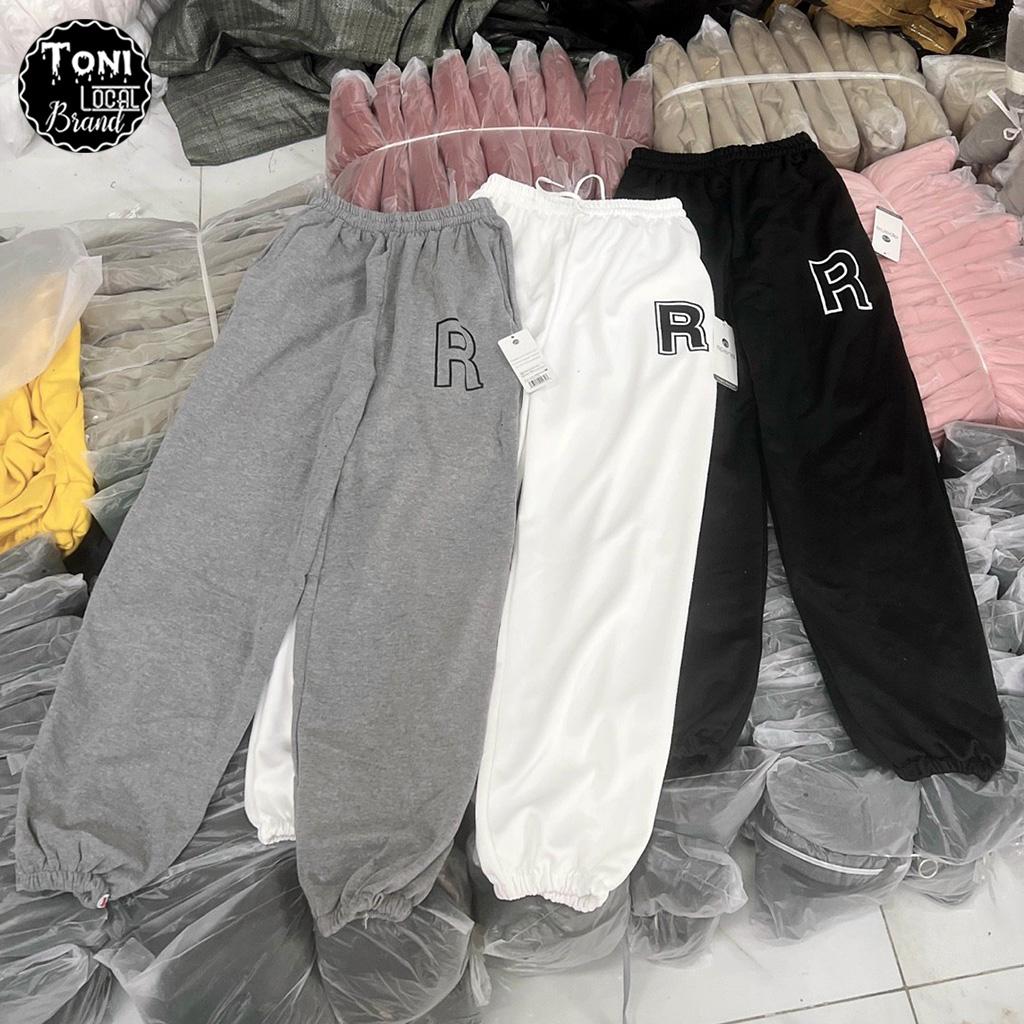 Quần Dài Nỉ Ngoại R Unisex nam nữ