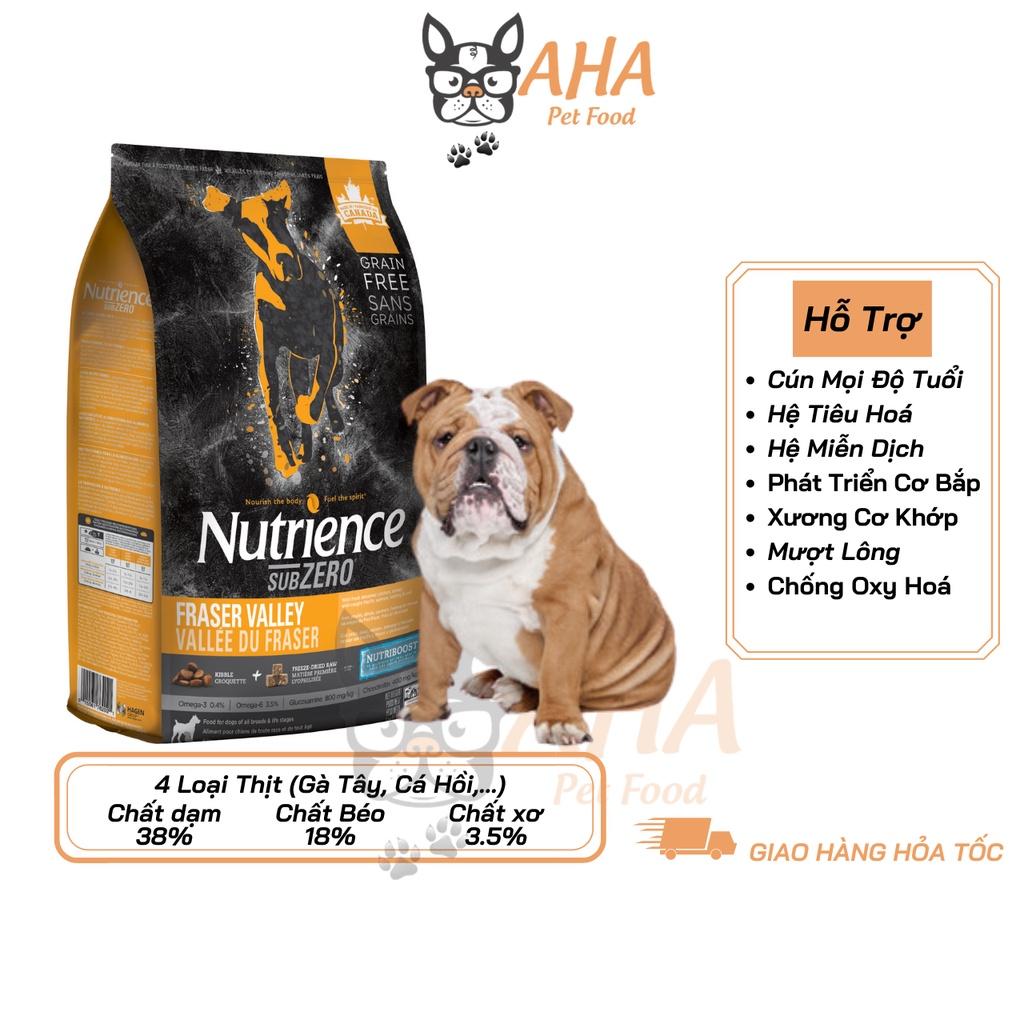 Thức Ăn Hạt Cho Chó Bulldog Nutrience Subzero Bao 5kg - Thức Ăn Cho Chó Gồm Có 6 Loại Thịt Cá, Rau Củ, Trái Cây