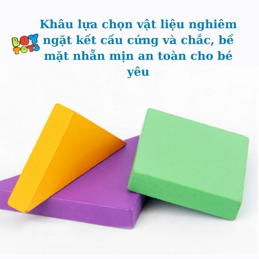 Đồ chơi xếp hình gỗ thông minh Tangram giúp bé rèn luyện tư duy sáng tạo từ nhỏ