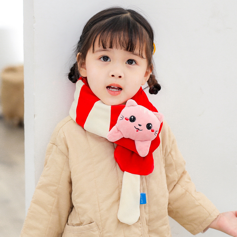 Khăn mèo con khăn quàng cổ cho bé gái 1-6 tuổi nhiều màu