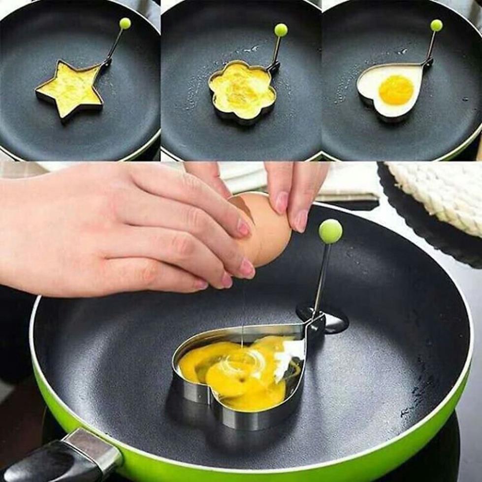 Khuôn inox chiên trứng nấu ăn tiện lợi