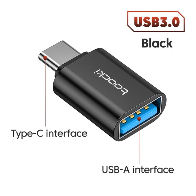 Đầu chuyển OTG Type C to USB 3.1 tốc độ cao Mini OTG Gen2 (Type-C to USB-A 3.1 Full Size, 10Gbps High speed OTG for Laptop/ Macbook/ iPad/Tablet/ Smartphone)