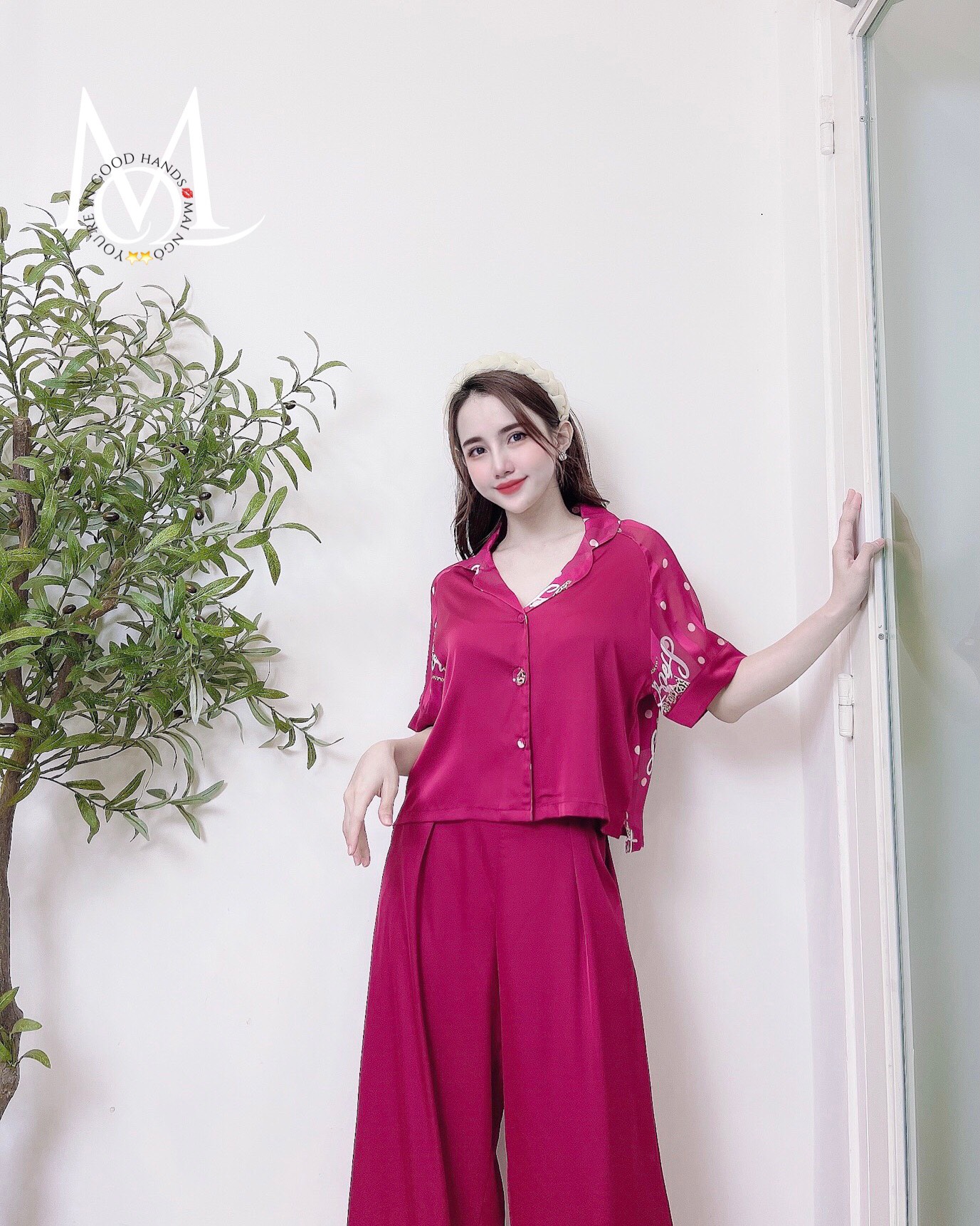 Đồ Bộ Lụa/Lanh/Satin Dài Mặc Ở Nhà Nữ - Bộ Ngủ Nữ Tay Cánh Tiên Mặc Mùa Hè, Nhiều Mẫu Dễ Thương