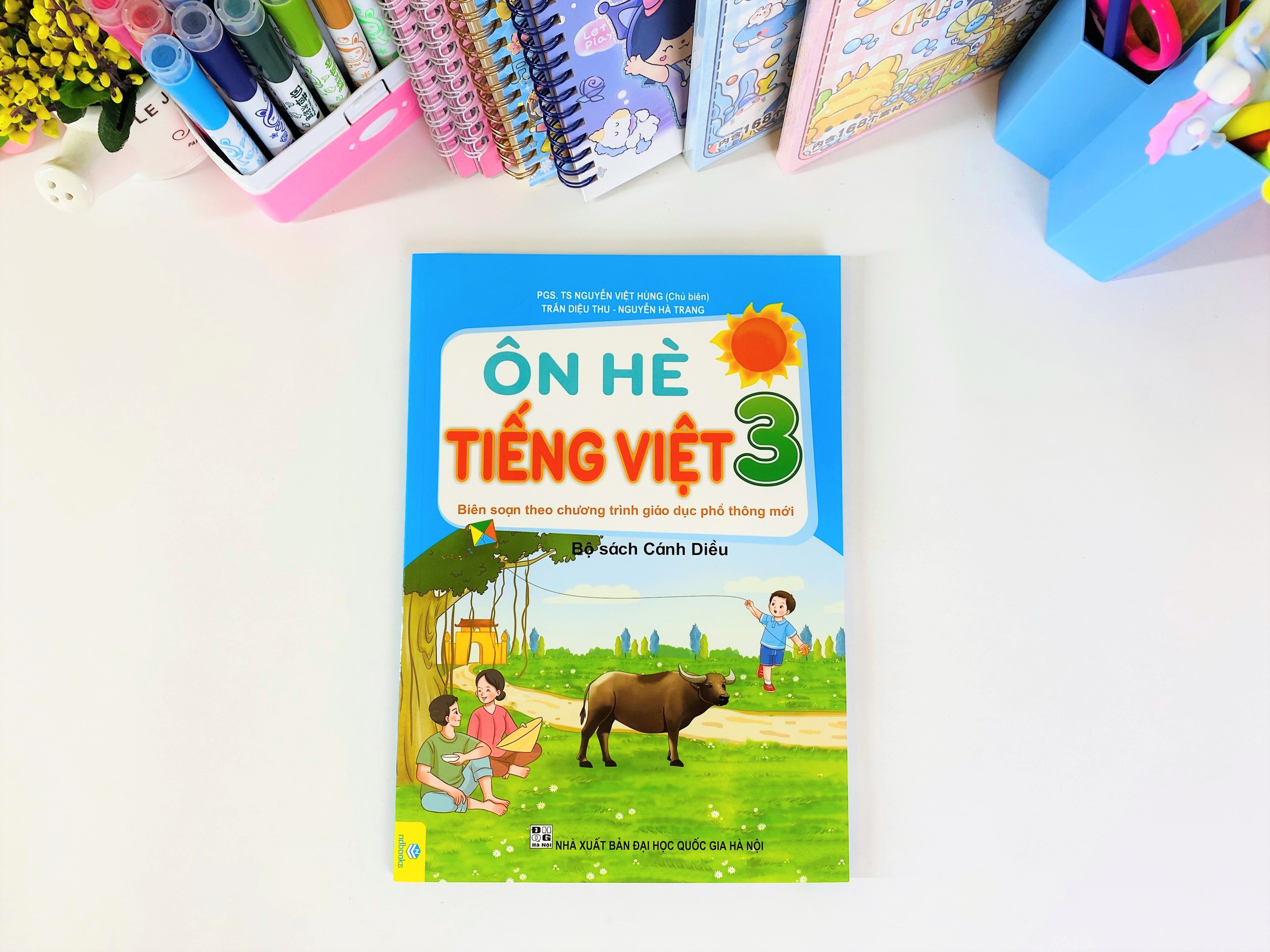 Sách - Bộ 2 cuốn Ôn Hè Toán + Tiếng Việt Lớp 3 Cánh Diều - ndbooks