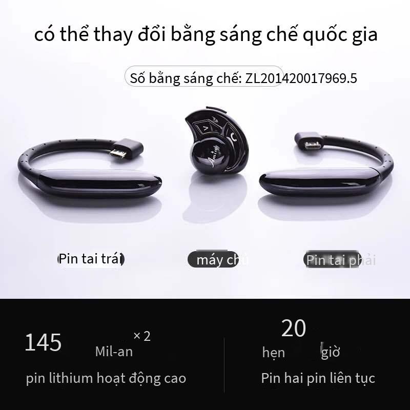 Tai nghe Bluetooth treo tai Amini UFO4 phong cách mới nhất tai nghe không dây thể thao aminy 5.2 số báo cáo chờ siêu dài