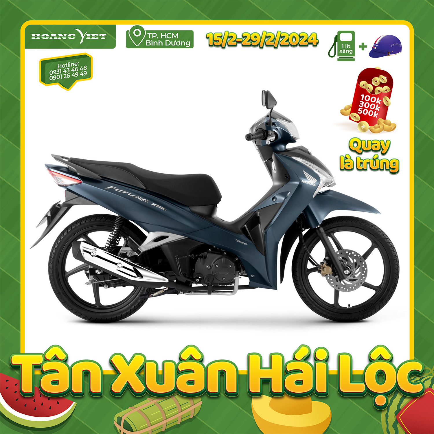 Xe Máy Honda FUTURE 125 FI 2024 - Phiên Bản Đặc Biệt