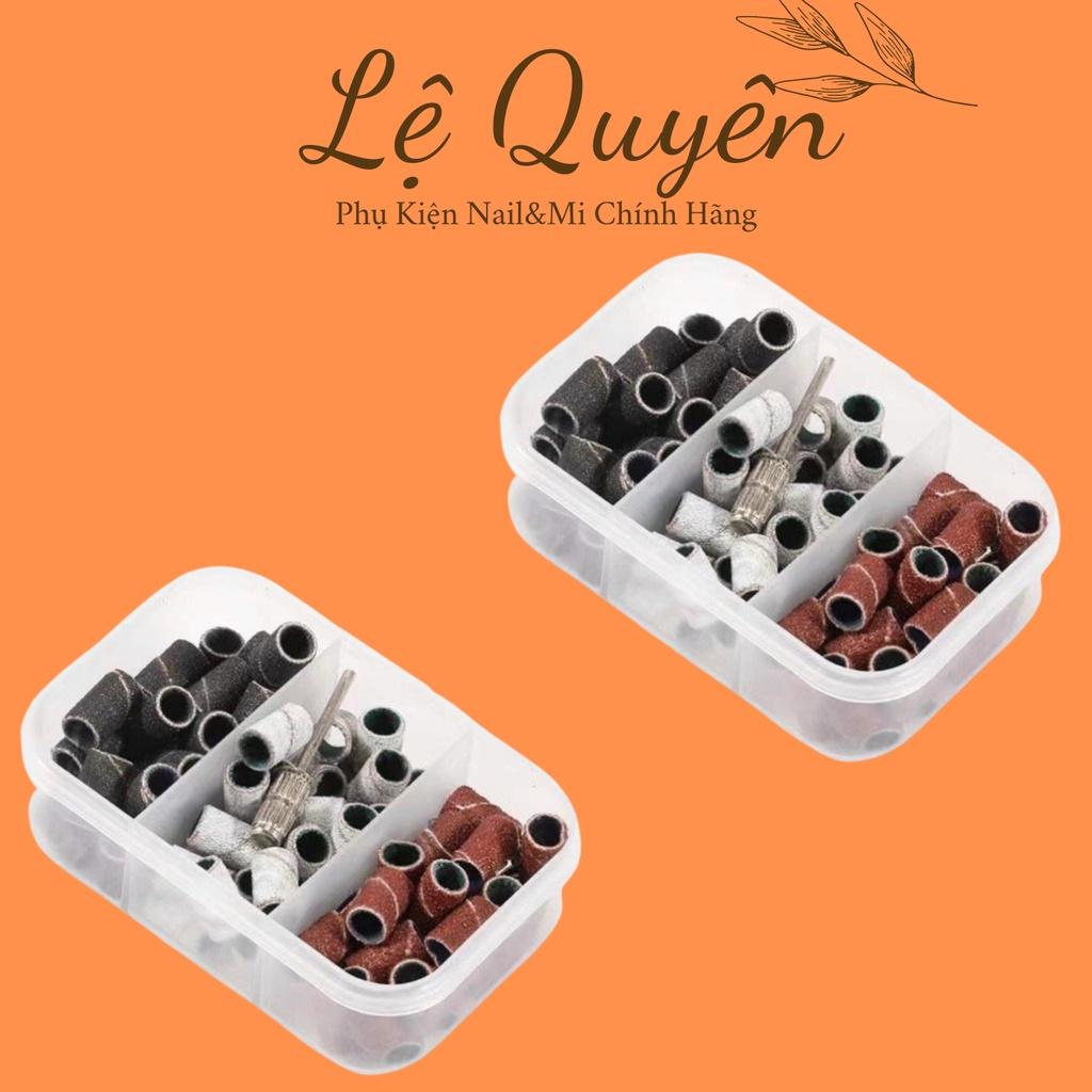 Đầu Mài Nhám Nail Hộp_Đầu Mài Nhám 1 Hộp 3 Loại