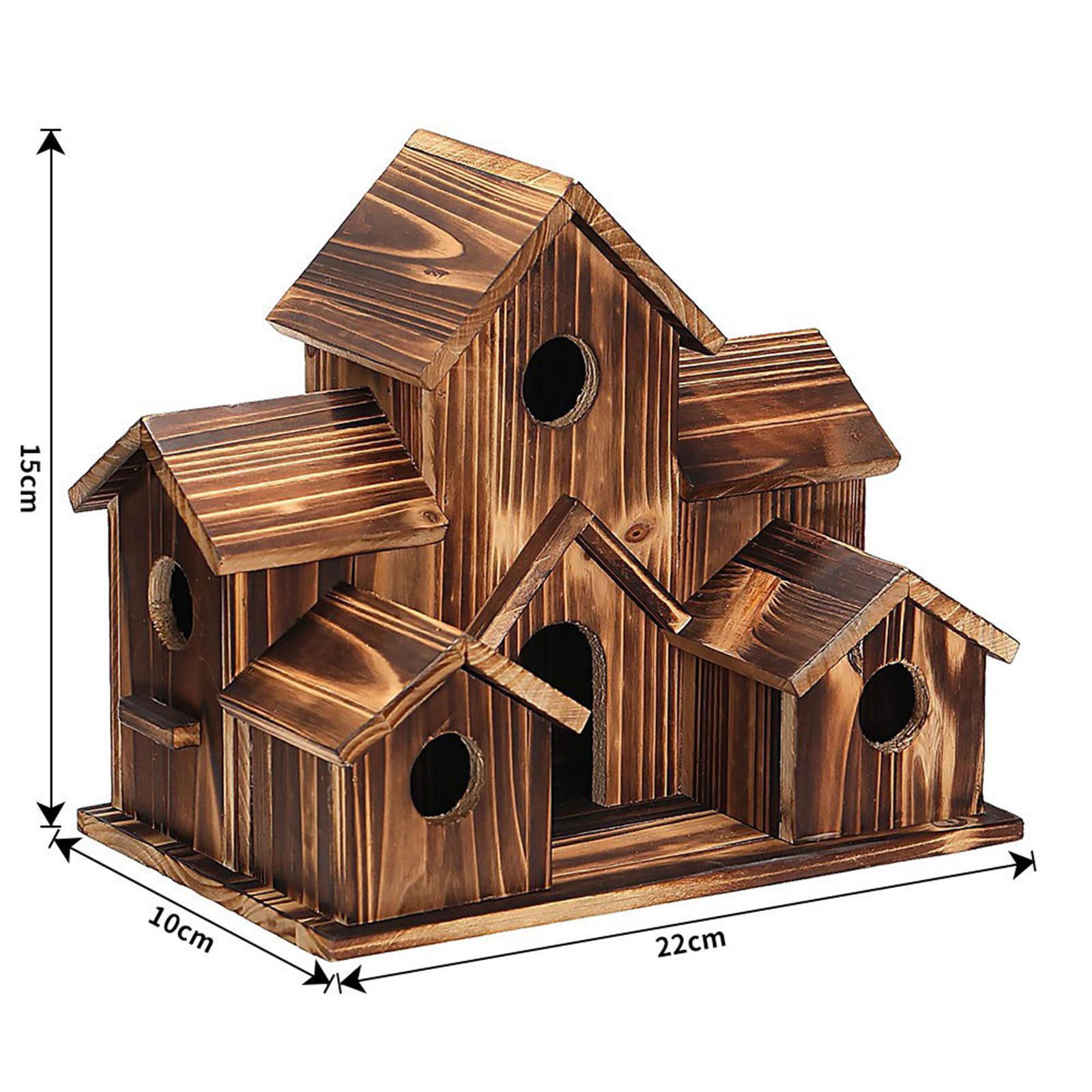 Bluebird Finch Cardinals House Hanging Bird House for Backyard Yard Outdoor