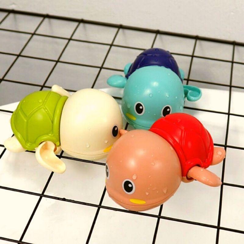 Rùa Bơi Vặn Cót - Đồ Chơi Nhà Tắm - đồ chơi Dưới Nước thả bồn tắm Cho Bé