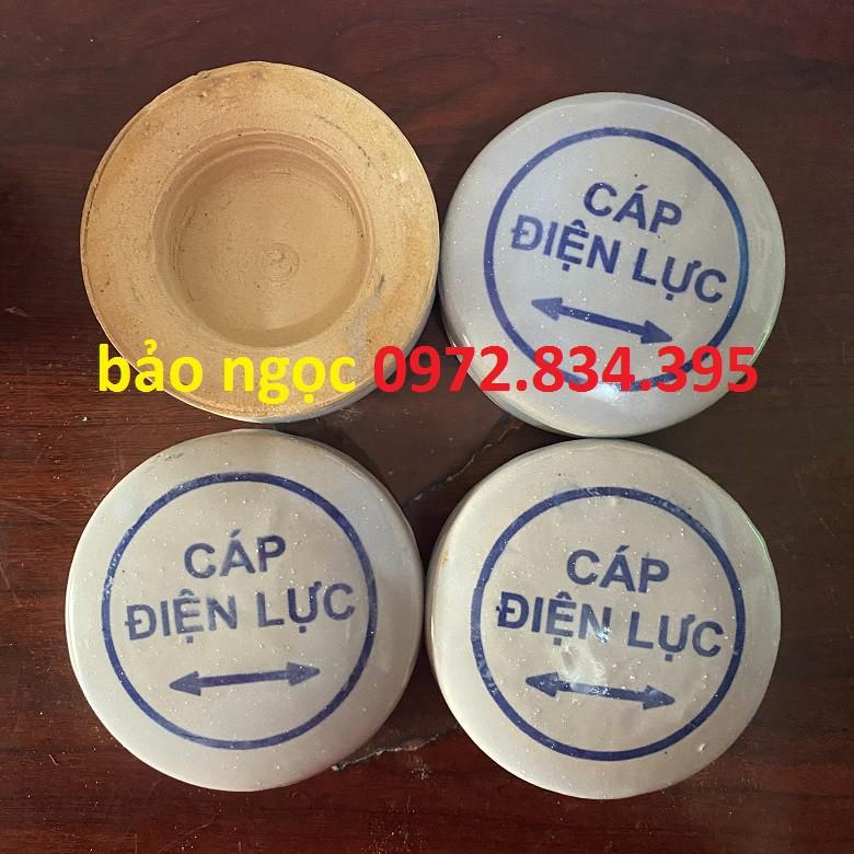 mốc sứ báo cáp,mốc sứ cảnh báo cáp điện lực,mốc sứ cáp điện ngầm